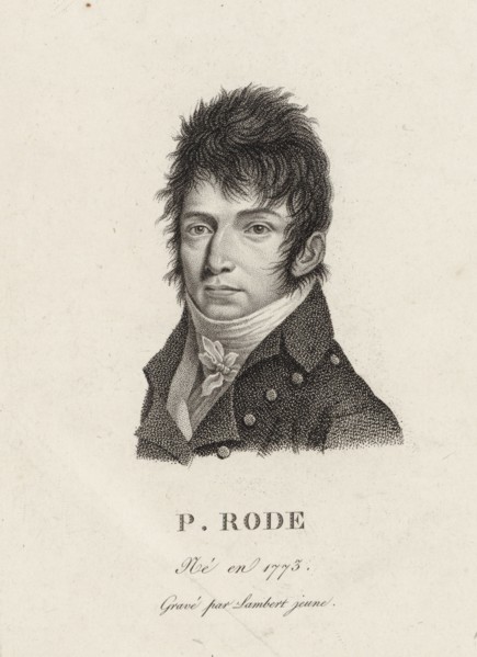 Portrait of the composer Pierre Jacques Joseph Rode (1774-1830). Creator: Anonymous.