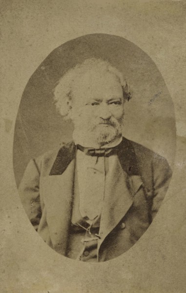 Portrait of pianist and composer Ferenc Erkel (1810-1893), c. 1875. Creator: Anonymous.