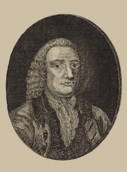 Portrait of the Composer William Tans'ur (1706-1783) , 1760. Creator: Anonymous.