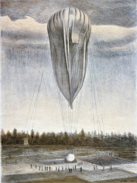 The Stratosphere Balloon, 1935. Creator: Yung, Vladimir Grigoryevich (1889-1942).