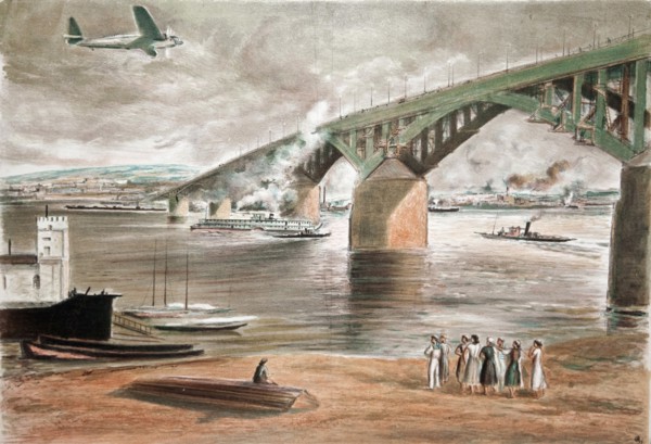 The Brodge in Gorky, 1937. Creator: Suvorov, Anatoly Andreyevich (1890-1943).