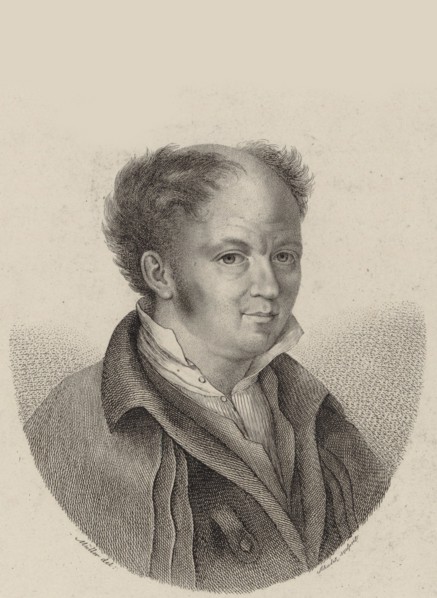 Portrait of the Composer Gottfried Weber (1779-1839) , ca 1820. Creator: Schalck, Heinrich Franz (1791-1832).