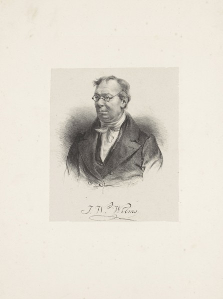 Portrait of the Composer Johann Wilhelm Wilms (1772-1847) , 1835. Creator: Anonymous.