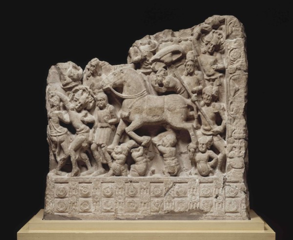 The Great Departure of Siddhartha Gautama, 2nd cen. AD. Creator: Indian Art.
