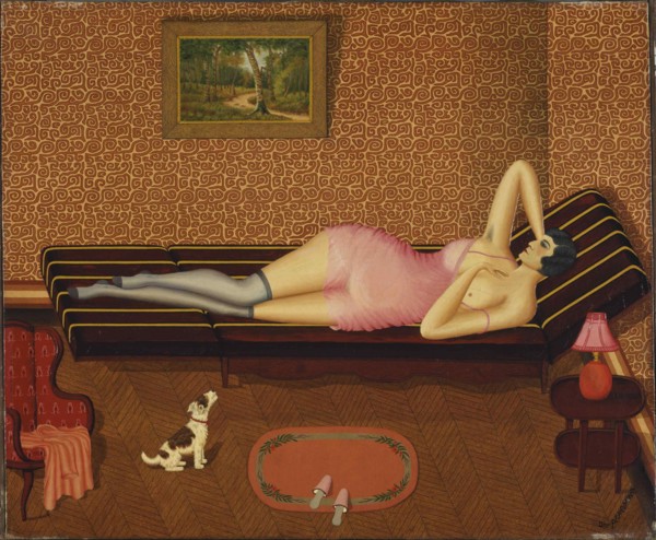 Summer Siesta (Woman Lying), 1933. Creator: Peyronnet, Dominique (1872-1943).