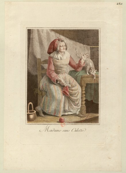 Madame Sans-Culotte, ca 1794. Creator: Anonymous.