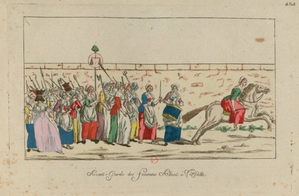 The Women's March on Versailles, 5 October 1789, 1789. Creator: Anonymous.