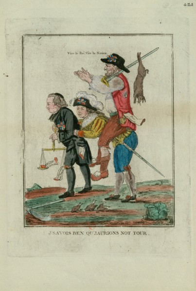 I Was Sure We Would Have Our Turn, 1789. Creator: Anonymous.