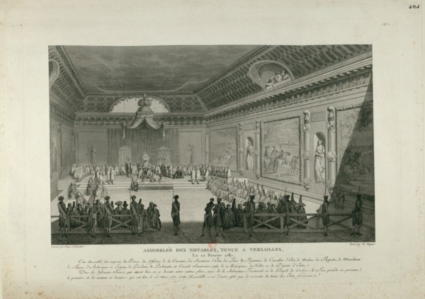 The Assembly of Notables on February 22, 1787 in Versailles, 1802. Creator: Niquet, Claude (1770-1831).