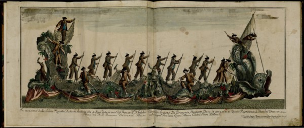 The Regatta in Venice in honor of Prince Edward (1739-1767), Duke of York, on June 4, 1764 , ca 1764 Creator: Anonymous.