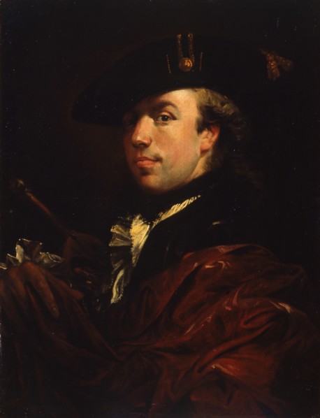 Portrait of a painter, Second Half of the 18th cen.. Creator: Therbusch-Lisiewska, Anna Dorothea (1721-1782).