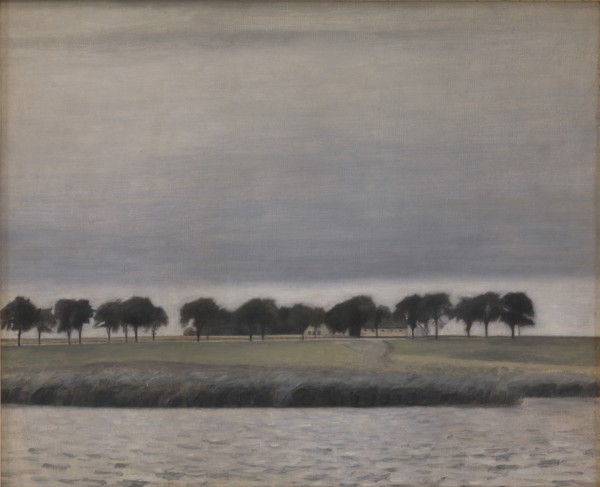 Forstudie til "Solregn. Gentofte Sø", 1903. Creator: Hammershøi, Vilhelm (1864-1916).