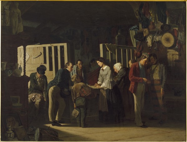 The Pawn Shop II, 1859. Creator: D'Unker, Carl (1828-1866).