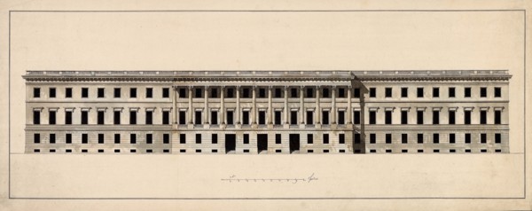 The Catherine Palace (Golovin Palace) in Moscow. Creator: Quarenghi, Giacomo Antonio Domenico (1744-1817).