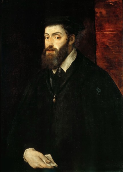 Portrait of the Emperor Charles V (1500-1558), 1549. Creator: Titian (1488-1576).