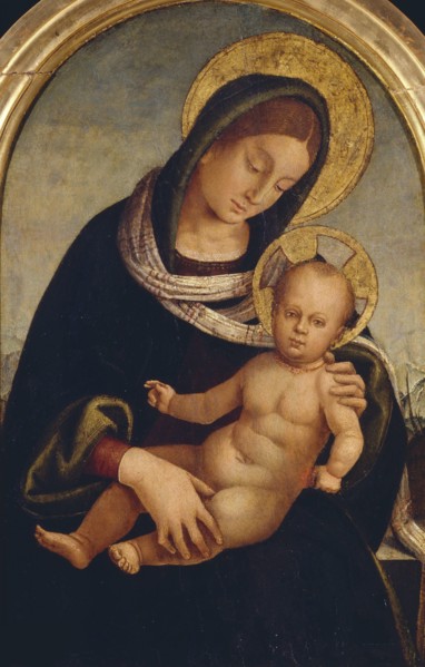 Madonna with Child, ca 1510-1515. Creator: Signorelli, Luca (ca 1441-1523).