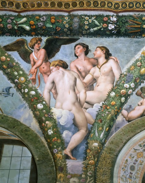 Cupid and the Three Graces , 1517-1518. Creator: Raphael (Raffaello Sanzio da Urbino) (1483-1520).