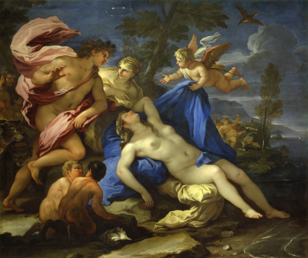 Ariadne Abandoned by Theseus on Naxos, ca 1675-1680. Creator: Giordano, Luca (1632-1705).
