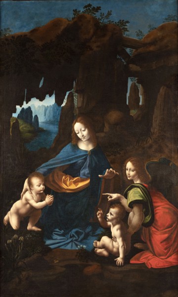 Vergine delle Rocce del Borghetto, ca 1518-1520. Creator: Melzi, Francesco (1493-ca. 1570).