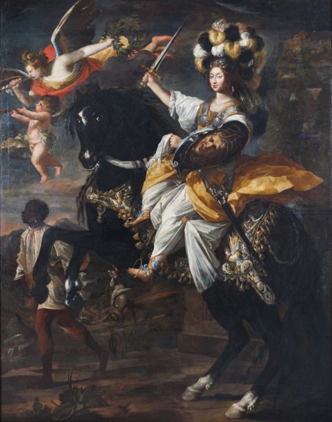 Christine Marie of France (1606-1663), Duchess of Savoy, as Minerva, ca 1663. Creator: Dauphin, Charles Claude (1615/20-1677).
