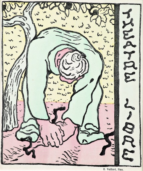 Cover of a programme of the Théâtre Libre, 1890. Creator: Vuillard, Édouard (1868-1940).