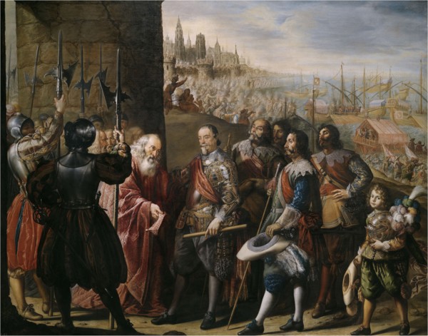 The Relief of Genoa by the 2nd Marquis of Santa Cruz , 1634-1635. Creator: Pereda y Salgado, Antonio, de (1611-1678).