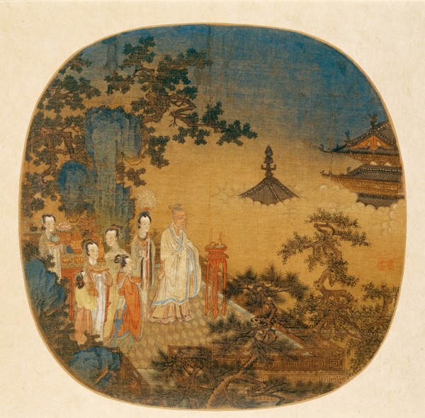 Incense ceremony, 14th century. Creator: Chinese Master.