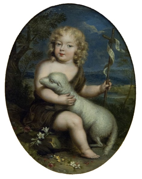 Louis Alexandre de Bourbon, comte de Toulouse (1678-1737) as John the Baptist, c. 1680. Creator: Anonymous.