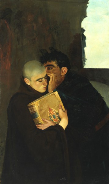Il ragno nel chiostro, 1881. Creator: Reina, Calcedonio (1842-1911).