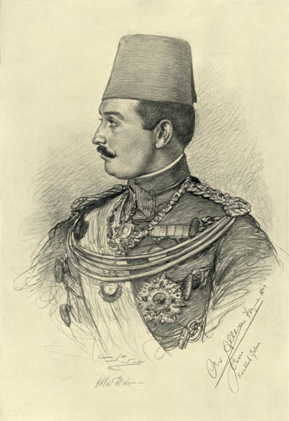 Abbas II Helmy Bey, Koubbeh Palace, Cairo, Egypt, 1898.  Creator: Christian Wilhelm Allers.