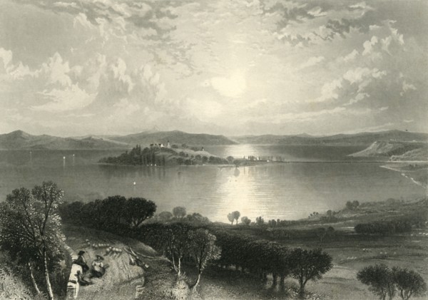 'Lake of Constanz', c1872. Creator: A Willmore.