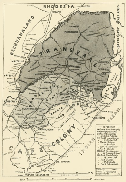 'Map of the Boer Republics', 1900. Creator: Unknown.