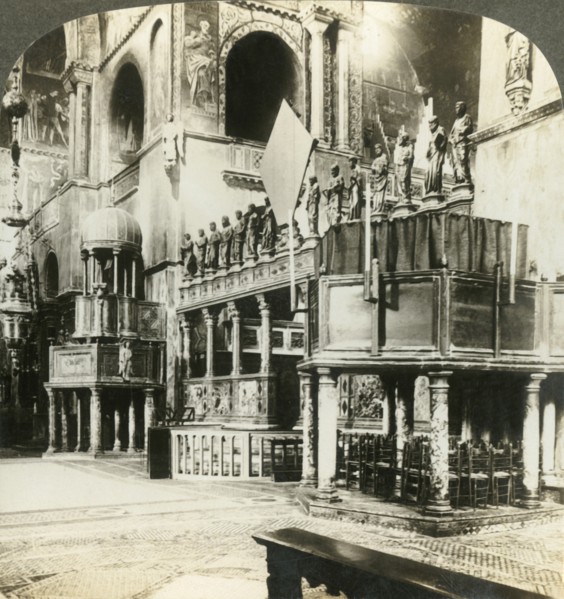 'Interior of San Marco, Venice, Italy', c1909. Creator: Unknown.