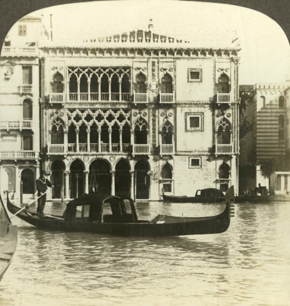 'Palazzo Ca' d'Oro, home of an old merchant of Venice, (N.E.), Italy', c1909. Creator: Unknown.