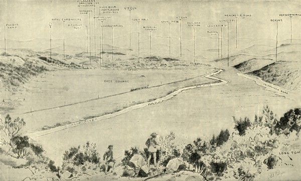 'The Siege of Ladysmith, Jan . 1900. View from Bulwana Hill', 1900. Creator: George Lynch.