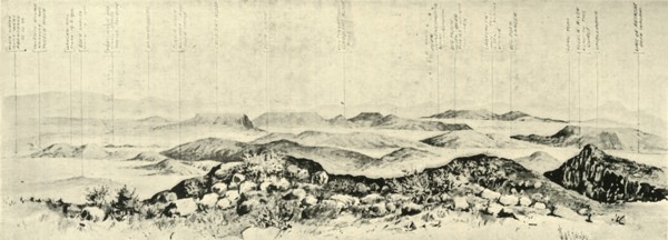 'The Scene of the Fighting at Monte Cristo Hill on February 19', 1900. Creator: Unknown.