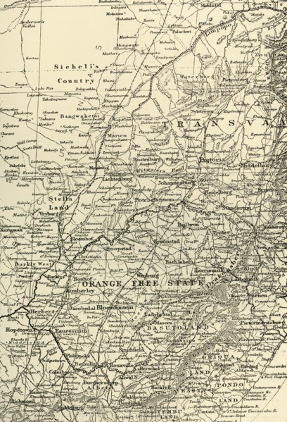 'Map of the Seat of War', 1901. Creator: Unknown.
