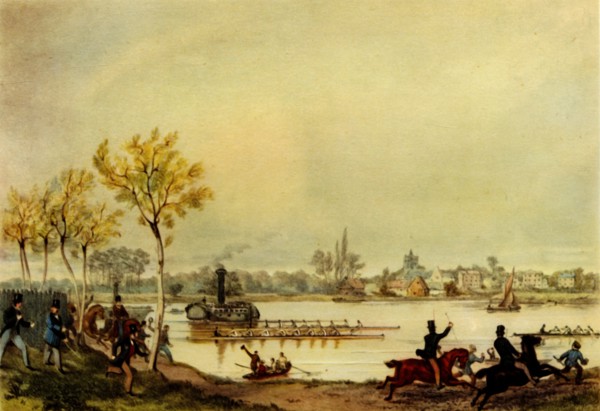 'Oxford and Cambridge Boat Race', 19th century, (1941).  Creator: Unknown.