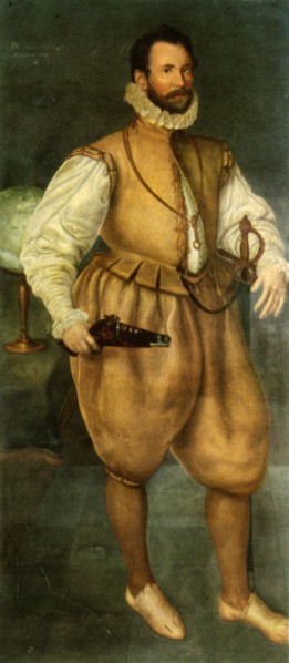 'Sir Martin Frobisher', late 16th century, (1946).  Creator: Cornelius Ketel.