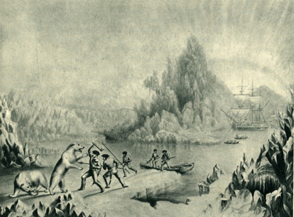 'A Relief Party in Search of Sir John Franklin', 19th century, (1946).  Creator: Unknown.