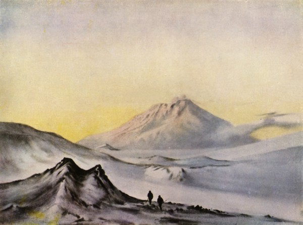 'Mount Erebus from Hut Point', c1911, (1943).  Creator: Edward Wilson.