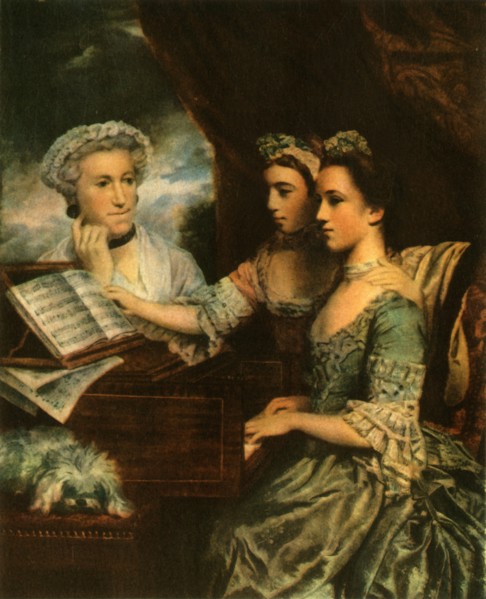 Mrs Paine and her Daughters, c1767, (1942). Creator: Sir Joshua Reynolds.