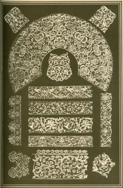 Italian Renaissance lace, (1898). Creator: Unknown.