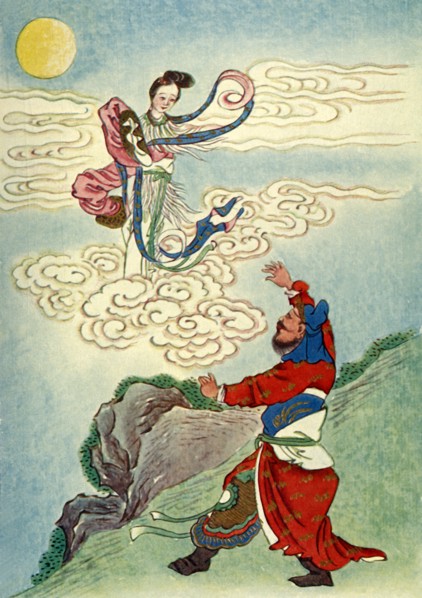 'Heng O Flies to the Moon', 1922. Creator: Unknown.