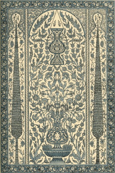 Egyptian glazed wall decoration, (1898). Creator: Unknown.