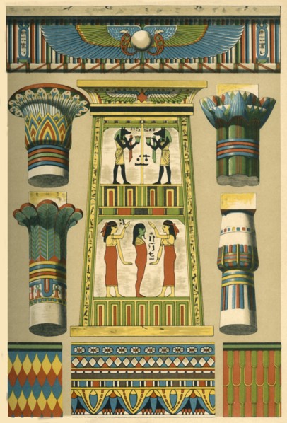 Ancient Egyptian decoration, (1898).  Creator: Unknown.