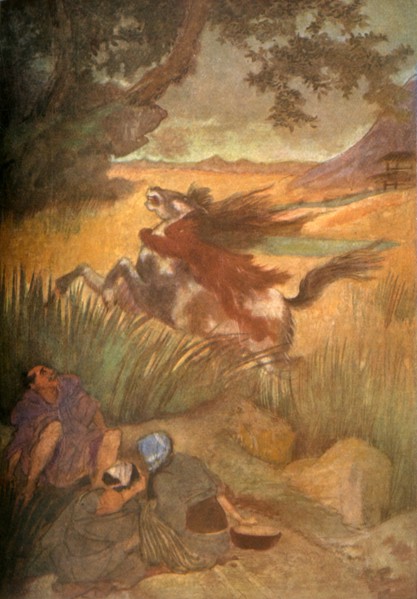 'The Kappa and his Victim', 1912. Creator: Evelyn Paul.