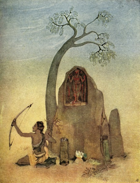 'Ekalavya', 1920. Creator: Unknown.