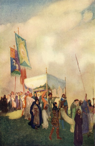 'A Pageant', 1919. Creator: William Andrew Pogany.