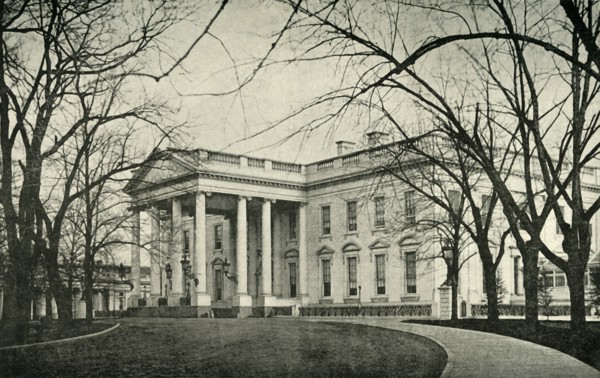 'Washington: The White House', 1891. Creator: Unknown.